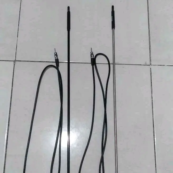 antena radio mobil anten auto, anten linear warna hitam Car Kendaraan 1