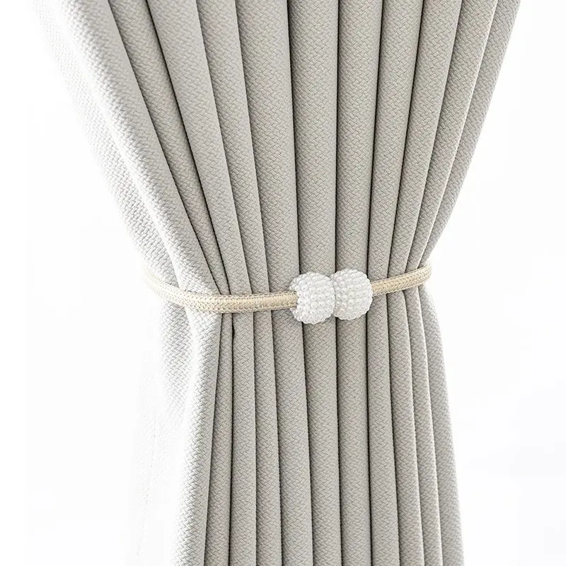 Pearl Magnetic Curtain Clip Curtain Holders Tie Back Buckle Clips Hanging Ball Buckle Tie Back Curtain Decor Accessories