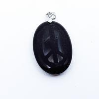 Gambar Liontin Batu Giok Hitam Chakra Crystal Healing Natural Stone - VeE dari Vee Jewelry Store Kota Bekasi 4 Tokopedia