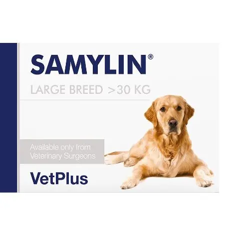 VETPLUS Samylin LARGE BREED Suplemen Vitamin Hati Liver Anjing