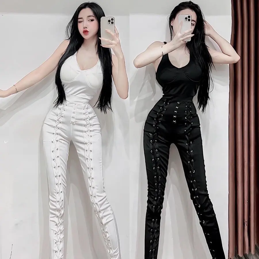 Jumsuit đóng mắc cái 2 dây có mút