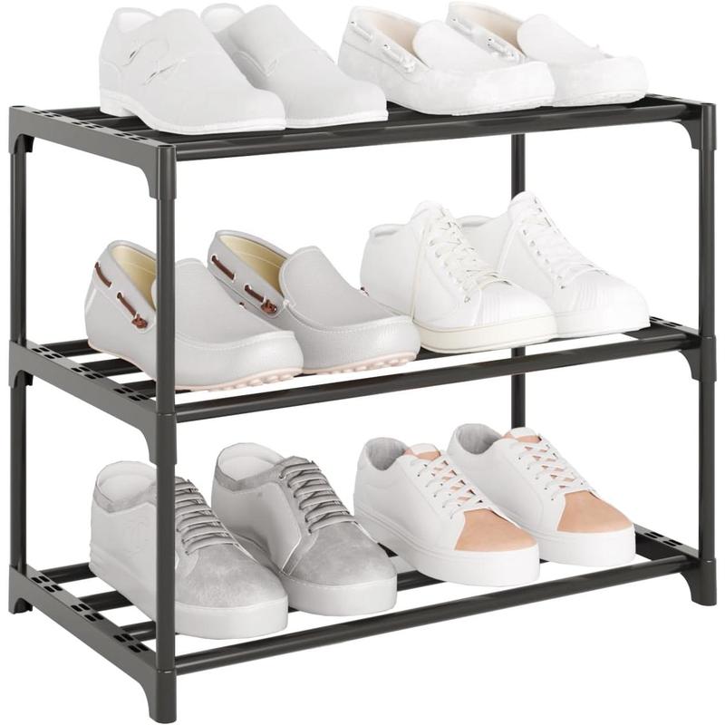 Small Metal Shoe Rack,Stackable Shoe Shelf Storage Organizer - TikTok Shop