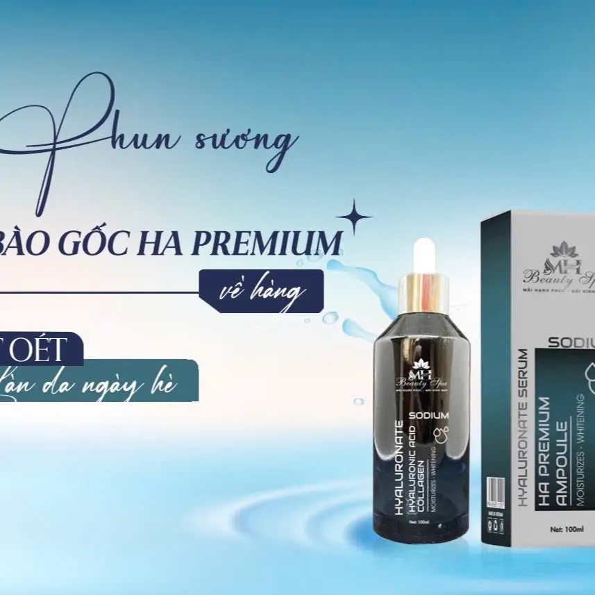 [CHÍNH HÃNG] Serum HA MH Beauty Spa 100ml, Serum cấp ẩm, phục hồi, nuôi dưỡng da căng bóng, Tinh chất collagen, mờ thâm