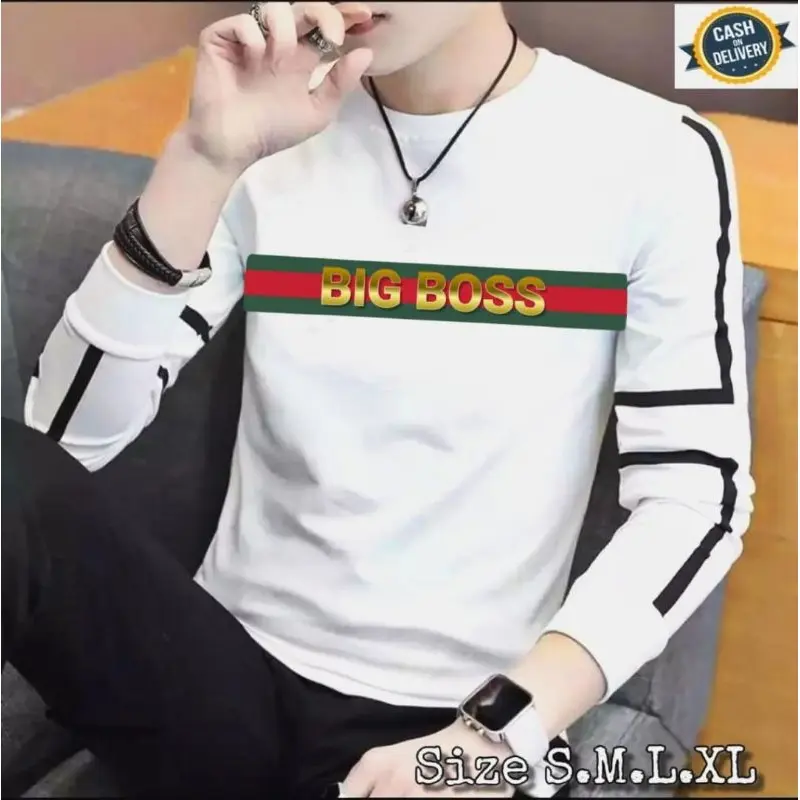 kaos lengan panjang sablon / DELVIN FASHION ( COD) baju pria lengan panjang /baju distro pria/baju pria terbaru dan terlaris