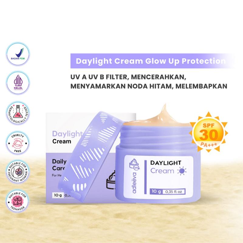 Adleeva Skincare Daylight Cream Krim Siang Spf 30 Perawatan Wajah Kulit Kering Sensitif 5