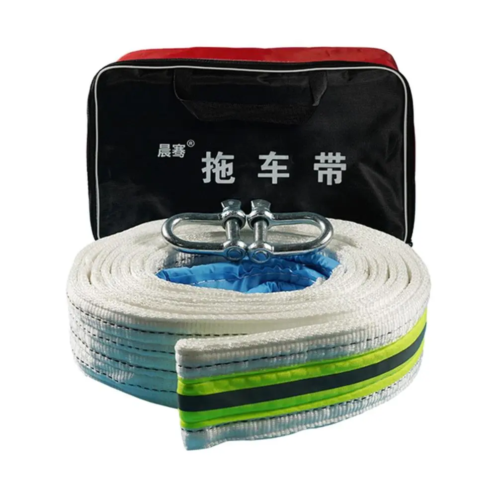 Tow Strap Rope with Hooks Winch Rope Cable Towing Pull Rope for Boat