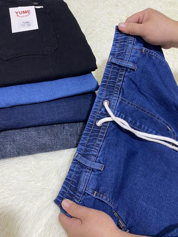 Quần Jean Lưng thun YUME JEAN BIGSIZE  Có size từ 30-44 cho người 120kg trở lại [FREESHIP Khi Mua Hàng] Vải dày và co giãn 1