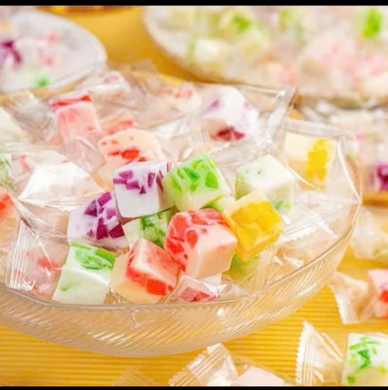 [Hàng Mới ] Kẹo Sữa Chua Dẻo Nhân Hoa Quả Mix Vị Thơm Ngon Thượng Hạng 500g Ăn Vặt