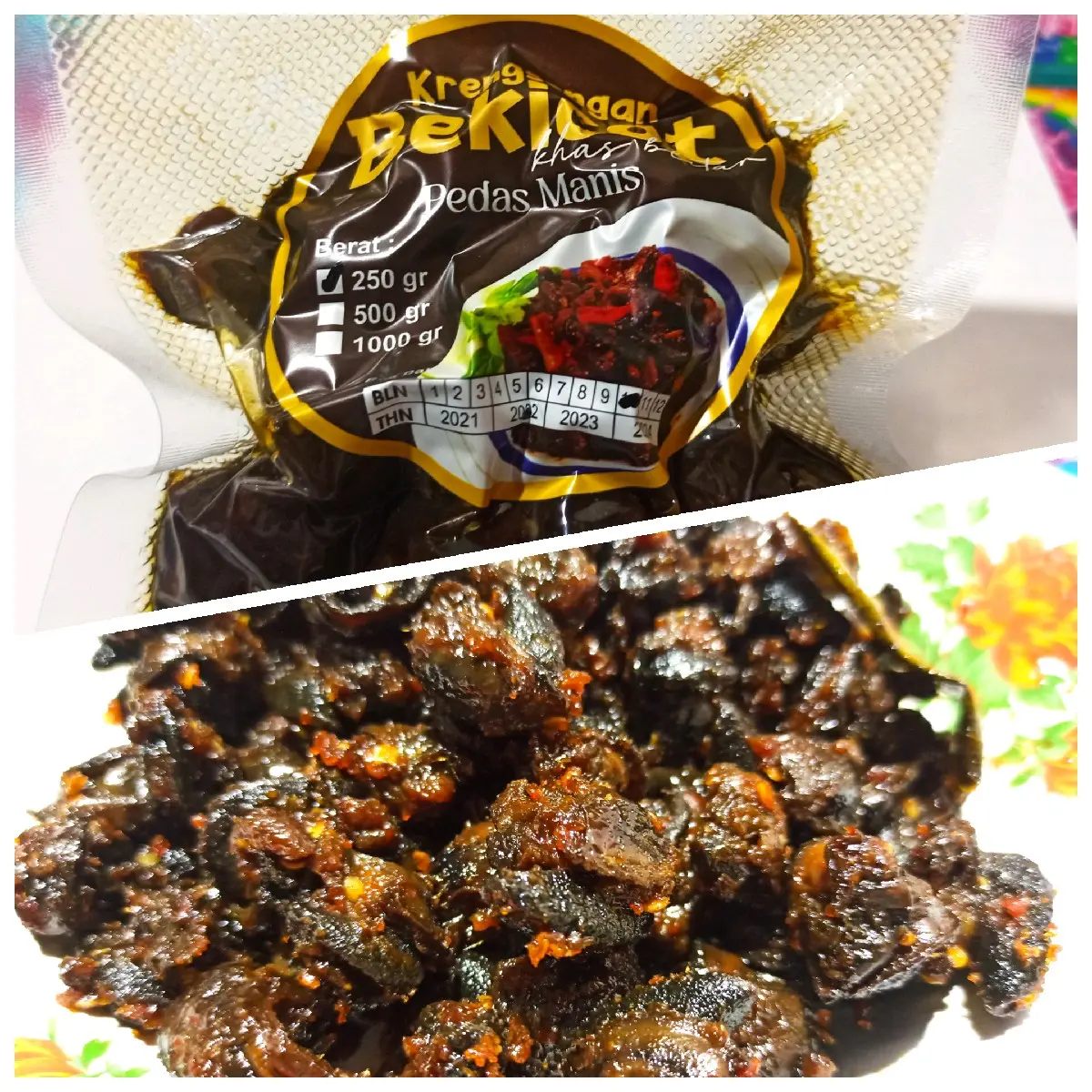 Rica dan krengsengan bekicot 200gram siap makan