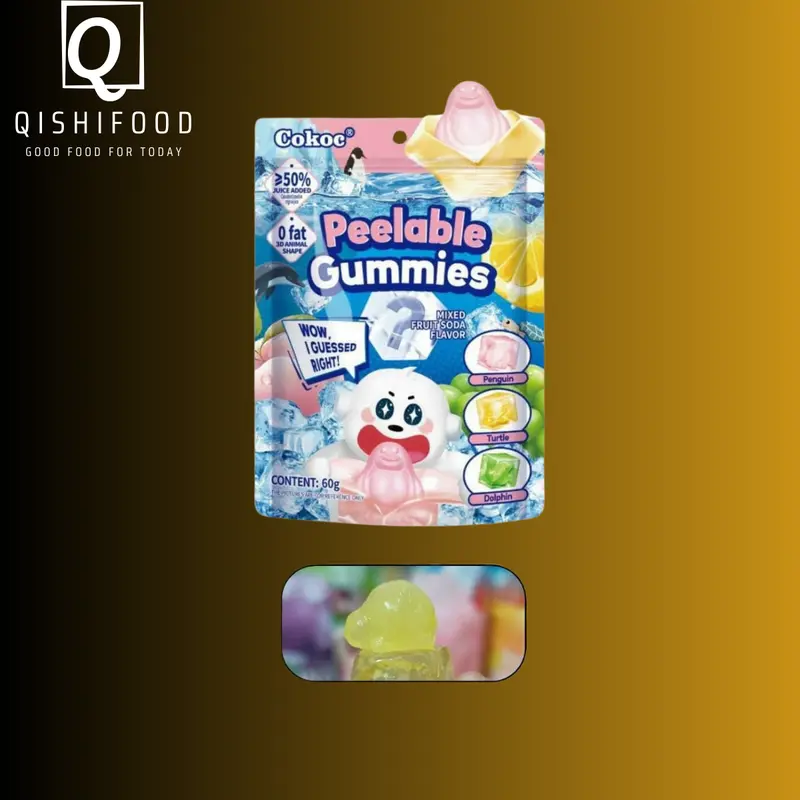 [Combo 7 + Quà ] Kẹo Dẻo Bóc Vỏ 3D Bobo Trái Cây Ít Đường hằng du mục - Snack Ăn Vặt Nội Địa Trung Kẹo Chua Food Candy kẹo dẻo bóc vỏ Socola Sô Cô La Thức Ăn kẹodẻo bócvỏ convoi hằngdumục kẹobócvỏ rot nuoc mieng kẹo dẻo  hằng du mục kẹo  deo kẹo  dẻo quý 3