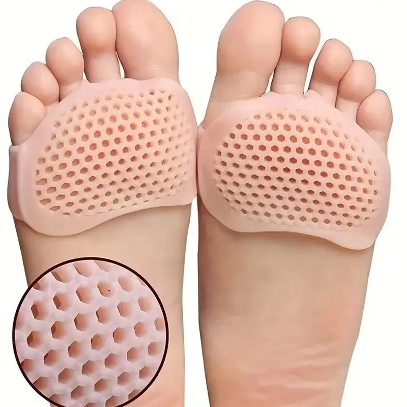Đệm Metatarsal silicon, Bộ 2 cái, Bộ tách ngón chân, Giảm đau, Miếng đệm chân, Chỉnh hình, Miếng Lót Mát Xa Chân, Tất lòng bàn chân, Dụng cụ chăm sóc bàn Chân 0