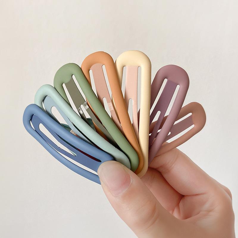 Product Introduction of Morandi Color Series BB Clip Practical Versatile Hair Clip Bangs Side Clip Girly Forehead Broken Hair Hairpin Hair Accessory 2