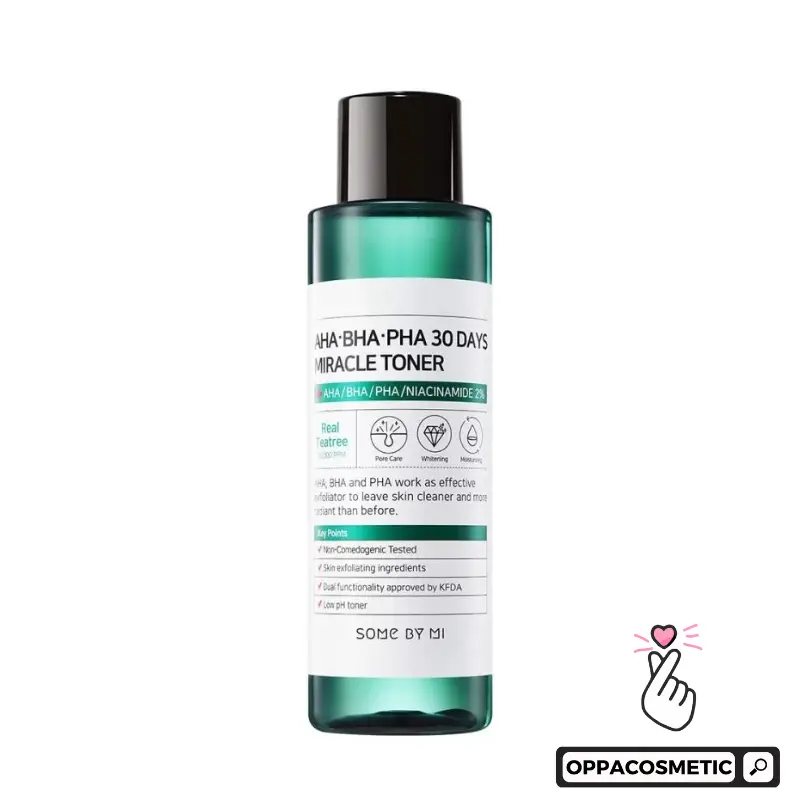 SOMEBYMI  AHA BHA PHA 30 Days Miracle Toner Wajah Berjerawat Berminyak Beruntusan Mencerahkan