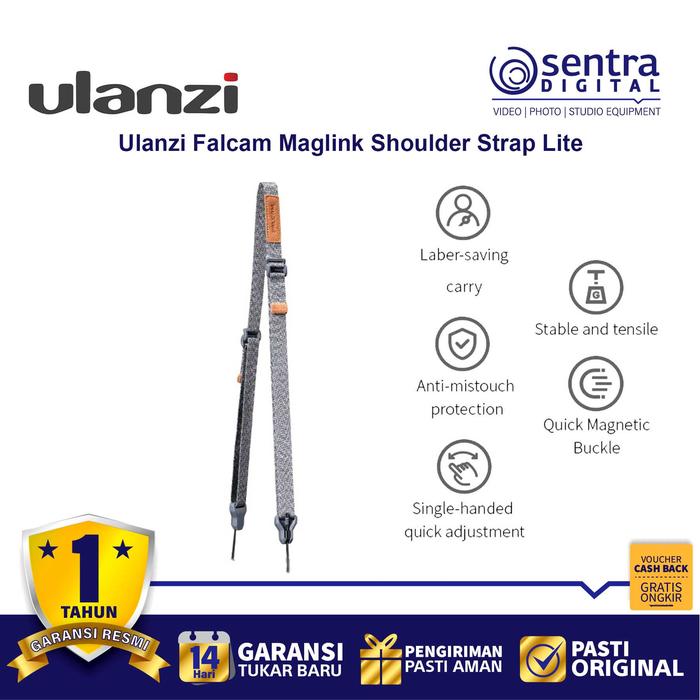 Gambar Ulanzi Falcam Maglink Quick Magnetic Buckle Shoulder Strap Lite Grey dari Sentra Digital Kota Surabaya Tokopedia