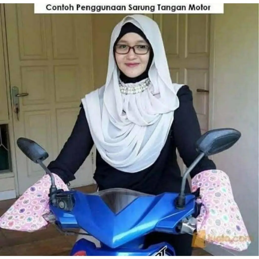 PROMO Sarung Tangan NEMPEL stang stir motif elegant anti panas MATIC pelindung Matik GRATIS ONGKIR SELURUH INDONESIA
