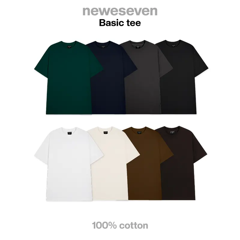[PHIÊN BẢN NÂNG CẤP] Áo Thun Trơn NEWSEVEN Eternal T-shirt AT.204 Nam Menswear 0