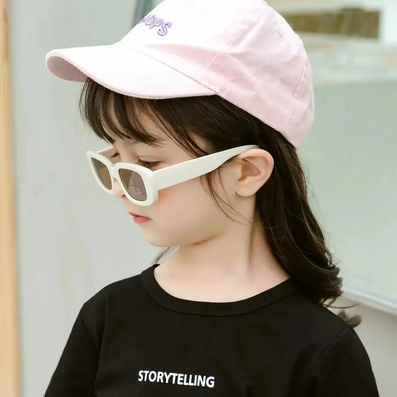 Kacamata Hitam Anak Fashion UV400 Bentuk Persegi Cewek Cowok 4