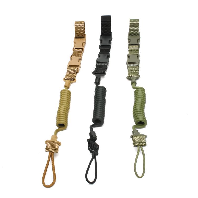 Product Introduction of Tactical Camping Spring Rope Sling Adjustable Hunting Strap Outdoor Climbing Safety Anti-lost Sling Strap Hunting Accessories 10