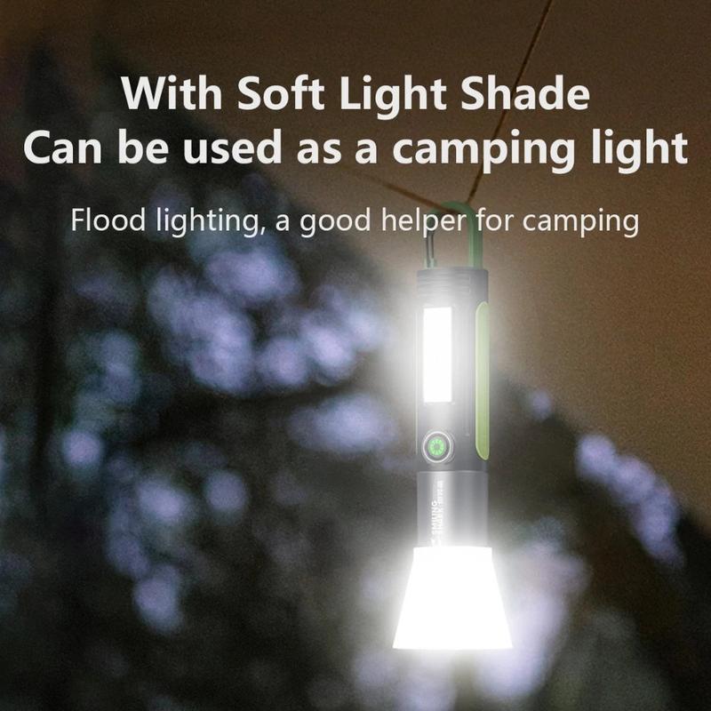 Product Introduction of SENTER LED SMILING SHARK SD-0707A-M60 - 4 MODE CAHAYA - MODE ZOOM TERANG JARAK JAUH - TYPE C 1