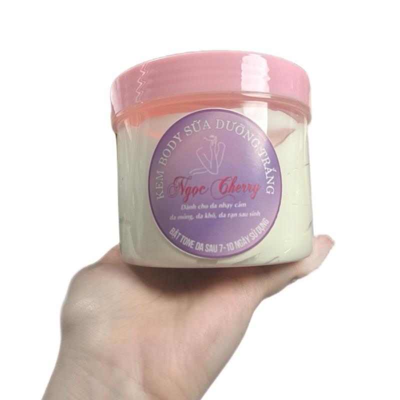 KEM BODY SỮA DƯỠNG KÍCH TRẮNG_Ngọc Cherry Women Làm Đẹp Da Dưỡng Body