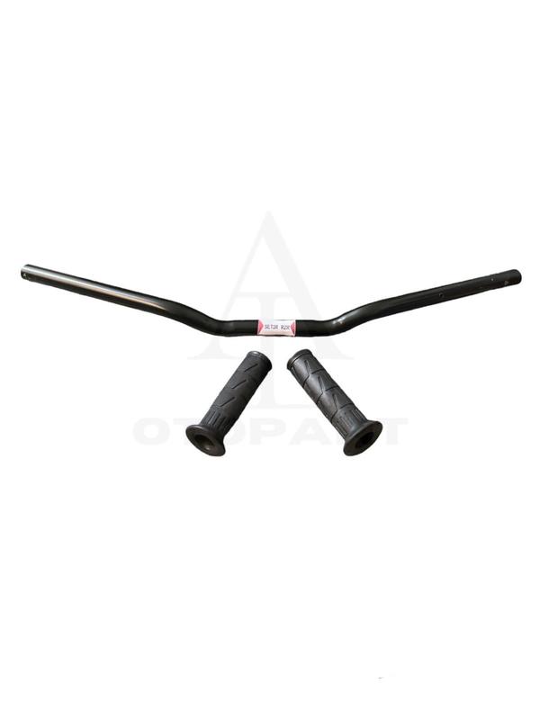 PAKET STANG / STIR RZR BLACK SERIES PLUS HANDGRIP KAWASAKI / KAZE UNIVERSAL BISA UNTUK SEMUA JENIS MOTOR 0