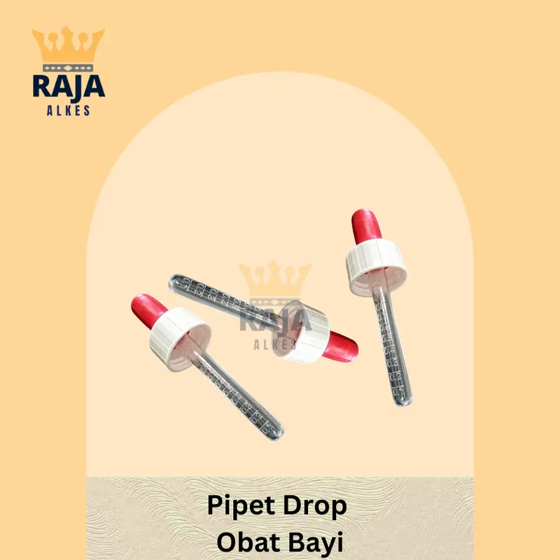 per 3 Pcs Pipet Drop Bayi Pipet Obat Bayi Pipet Sirup Pipet Tetes Obat Bayi Pipet Drop Merah 1 ml 0