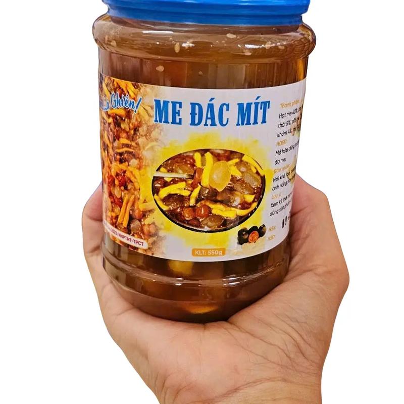  Combo 3 hủ me dẻo rim hạt đác mít 1,6kg   tặng kèm đậu phộng   