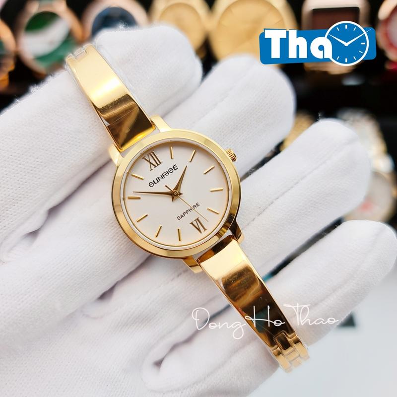  Đồng Hồ Sunrise 714 Cao Cấp Chống Nước Chống Xước Women Nữ 