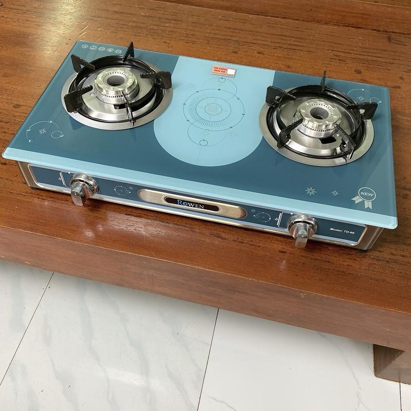 Bếp ga dương 2 vòng lửa ROWEN-TD86 Pép Inox phi 85- phi 85, Họng Hợp Kim