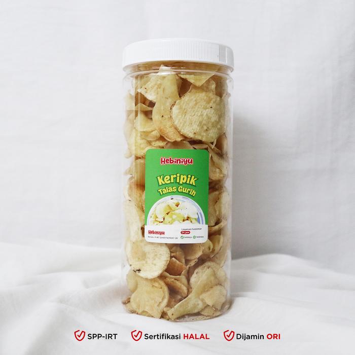Gambar Hebiniyu - Keripik Talas Best Seller Asin Gurih 200 Gram Kemasan Toples 1300 ML dari Hebiniyu Kota Depok Tokopedia