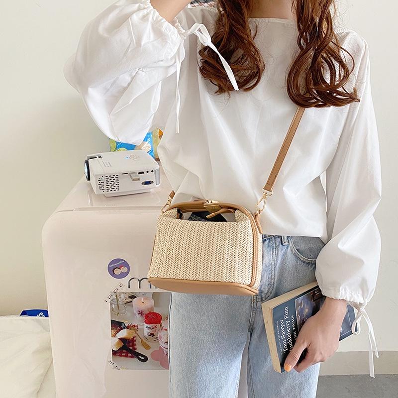 Product Introduction of Túi Cói Đeo Chéo Thời Trang Hè, Túi Xách Nữ Phong Cách Retro Cực Xinh TC64 4