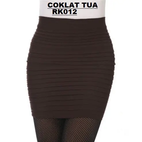 Rok Span Lipat Office Style - RK 8