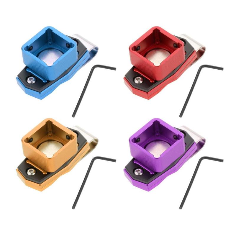 Giá đỡ phấn từ tính, kim loại, Kẹp cố định, kích thước nhỏ, phụ kiện Bi-a, thích hợp cho tất cả các loại gậy chơi pool 3