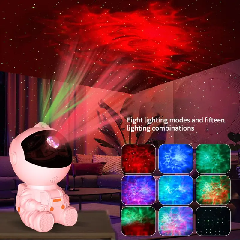 Astronaut Design LED Projector Night Light, Galaxy Projector with Remote Control, Novelty Lighting for Home Theater & Room Decoration 2