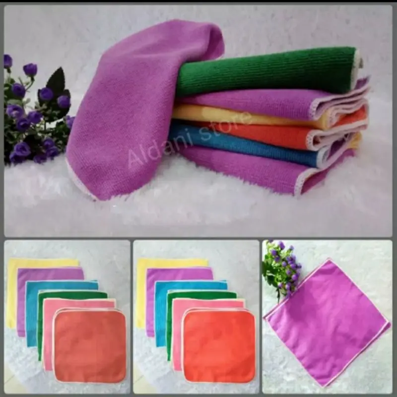 kain lap microfiber serbaguna kain lap microfiber dengan tekstur lembut halus