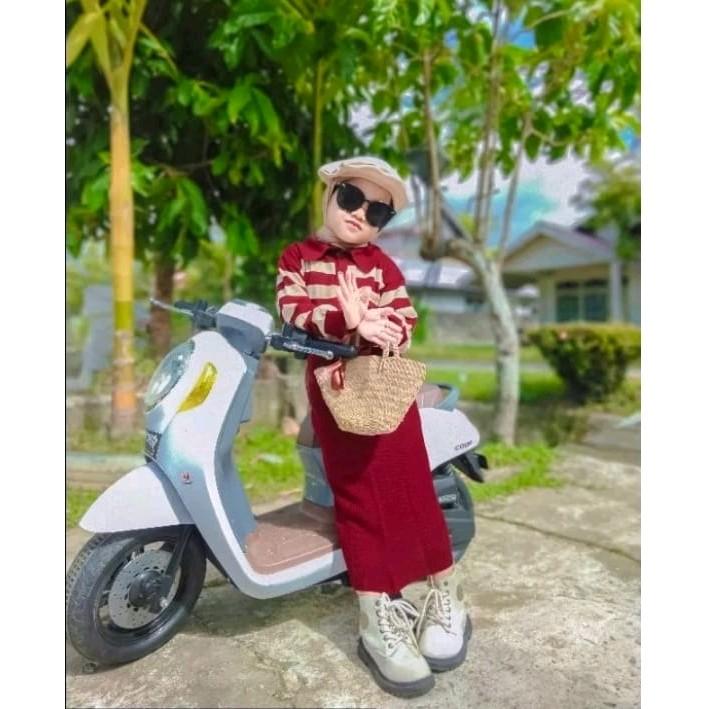 Rok span rajut anak umur 2thn-12thn Perempuan 0
