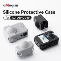 Gambar aMagisn Silicone Body Case for DJI Osmo 360 with Lens Cap Cover (Casing Silikon Kamera & Lensa Pelindung untuk OSMO360) - Black dari G-Rex Kota Administrasi Jakarta Barat 3 Tokopedia