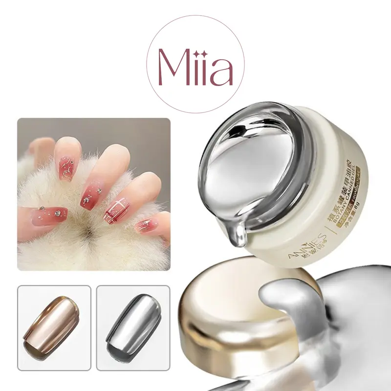 Gel metan inox Annies siêu sáng không sỉn màu vẽ móng Miia 6