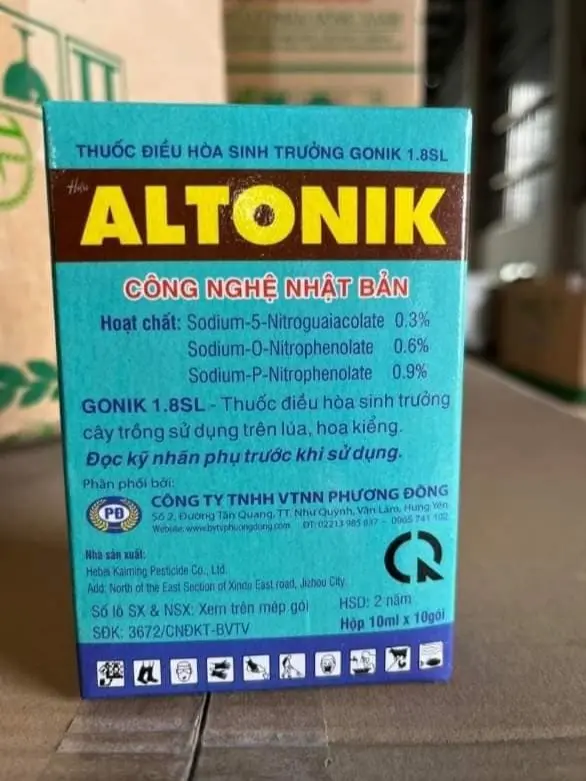 1 hộp 10 gói  ALTONIK thuốc điều hoà sinh trưởng
