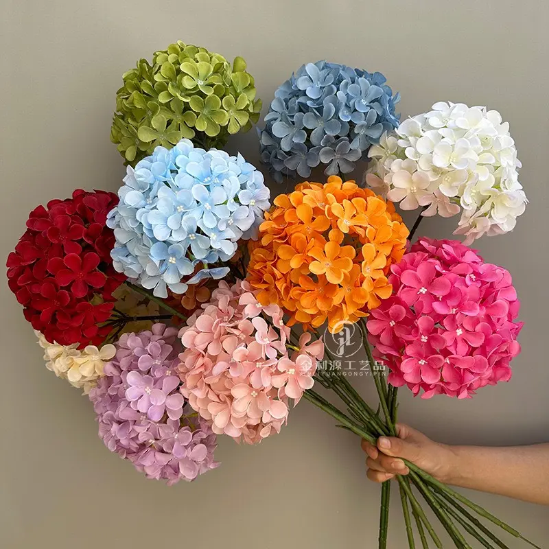Hoa Cẩm tú cầu lụa cao cấp size đại, nhân tạo, trang trí nhà cửa Decor Phòng