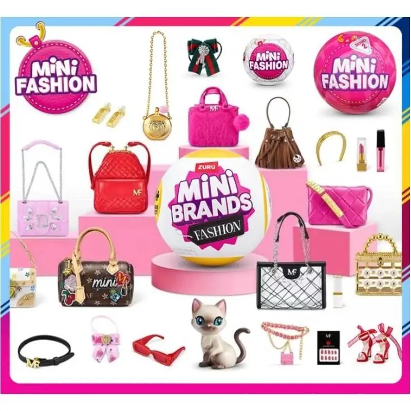 Zuru Mini Bag Series 5x Surprise Egg Blind Box Handbag Doll Decoration Children's Gift
