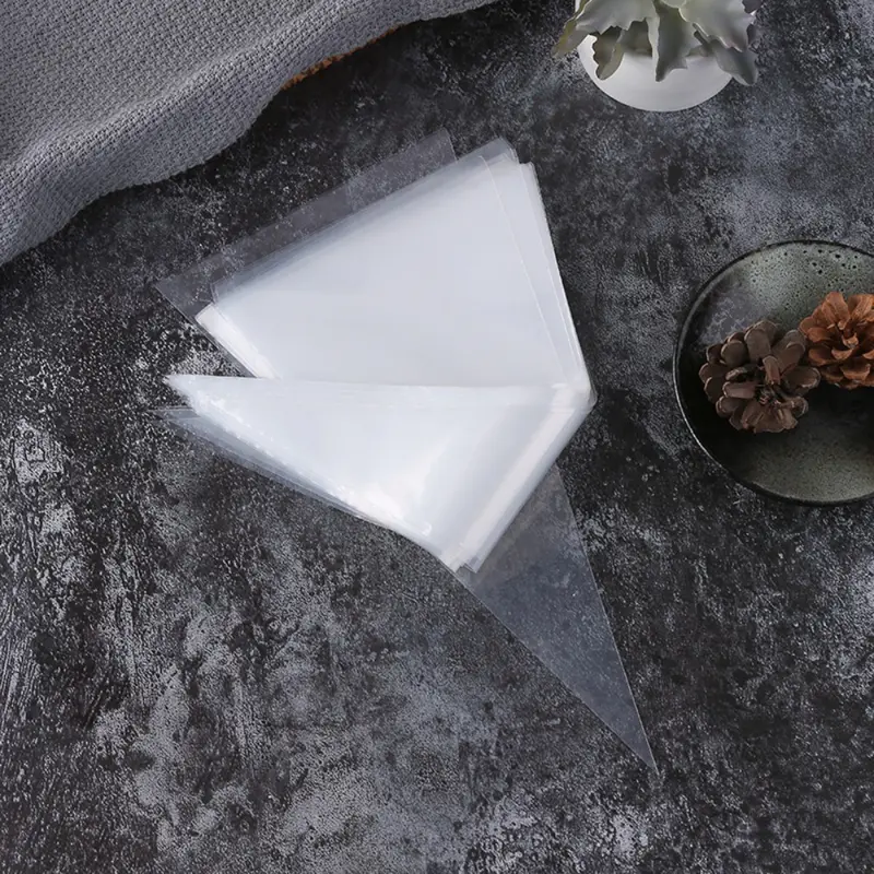 Túi Ống Bơm Dùng Một Lần, 50 Cái / bộ, Trong Suốt, Đa Chức Năng, Thích Hợp Cho Kem, Làm Bánh, Bánh Ngọt Và Làm Bánh, Dụng Cụ Làm Bánh Nhà Bếp, Phụ Kiện, Hàng Mới Về 6