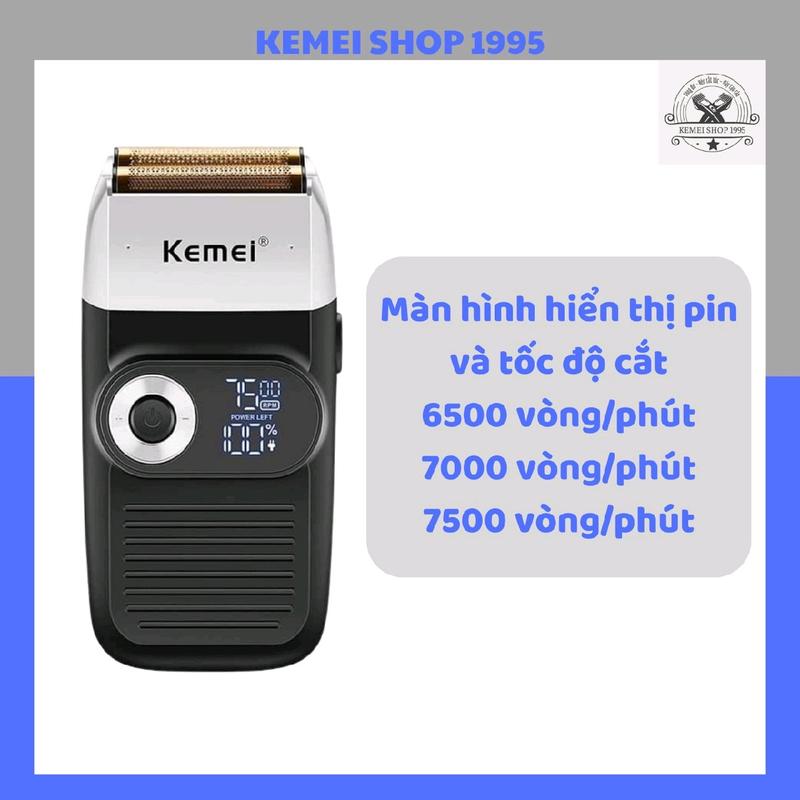 Máy Cạo Râu Kemei KM2026 - Lưỡi Kép Thiết Kế Linh Hoạt