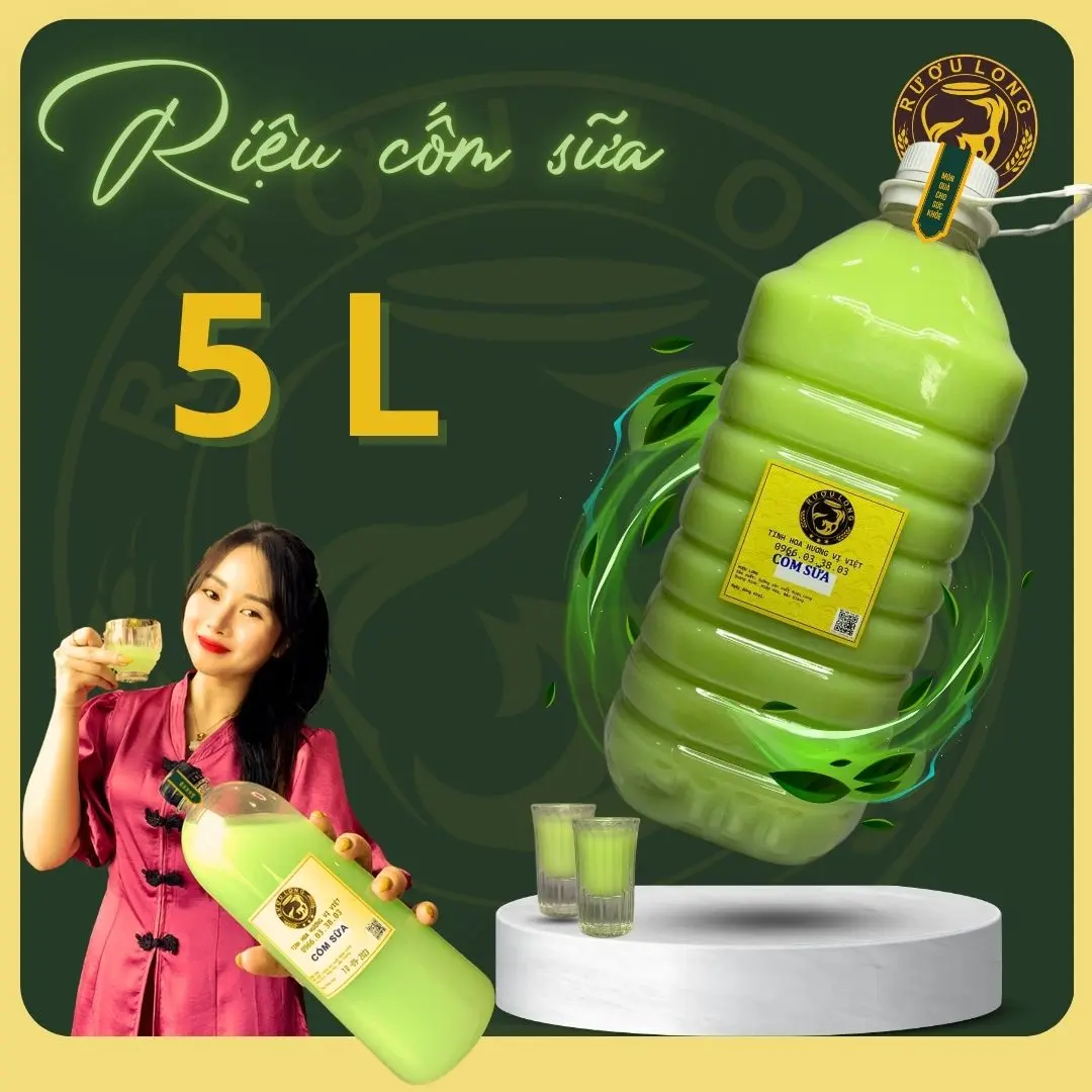Cốm sữa đặc biệt Hà Giang, đặc sản thơm ngon, uống êm, ngọt dịu.