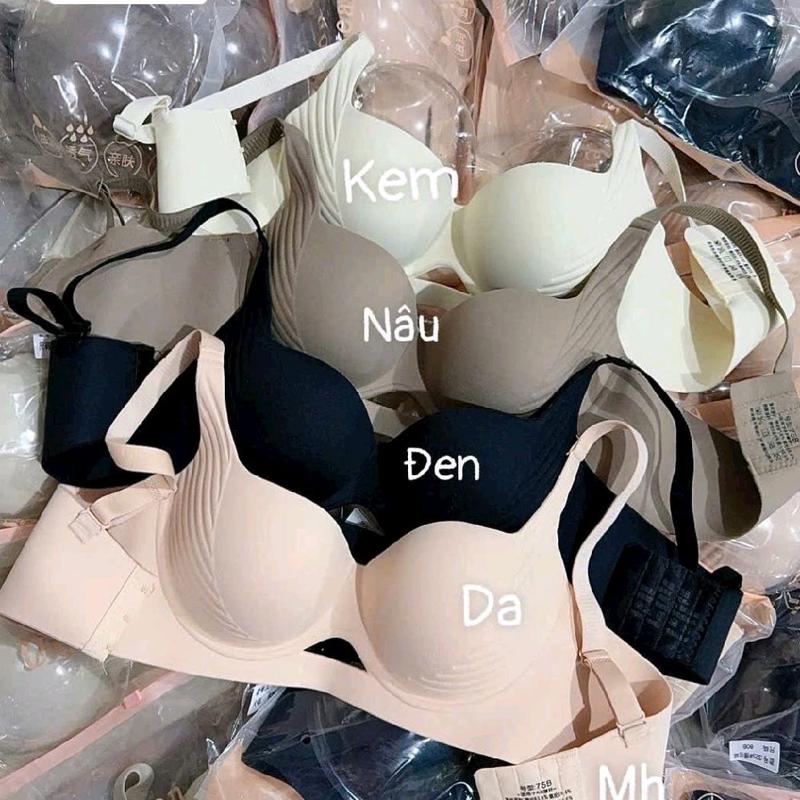 Áo lót su đúc hàng cao cấp loại 1,(tăng size)  không gọng,chất đanh đẹp.  đệm 3cm chất mát nâng đẩy đẹp . 0