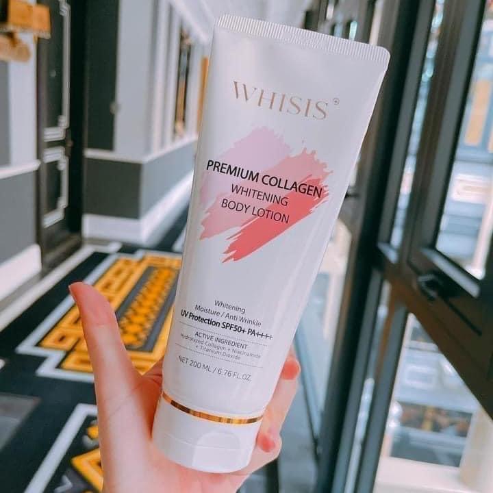 Kem Body Whisis - Nâng Tone , Chống Nắng , Mềm Mịn , Thấm Nhanh Tuýp 200ml Sunscreen