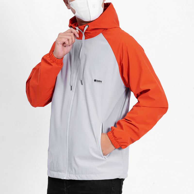    HÀNG LOẠI 1   áo khoác gió phối 2 lớp nam nữ lót lưới cao cấp phiên bản mới năm 2023 Menswear Kem Jacket 