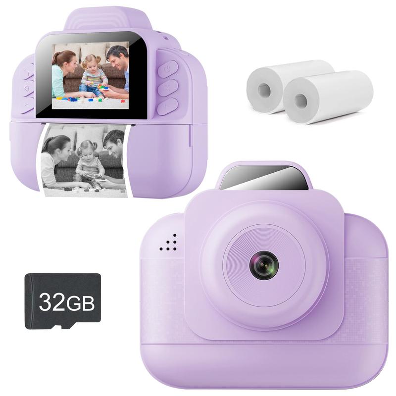 Product Introduction of Portable Instant Camera, Rechargeable Camera with Rechargeable Battery & Accessories, Compact Design Camera for Photography Adventure 0