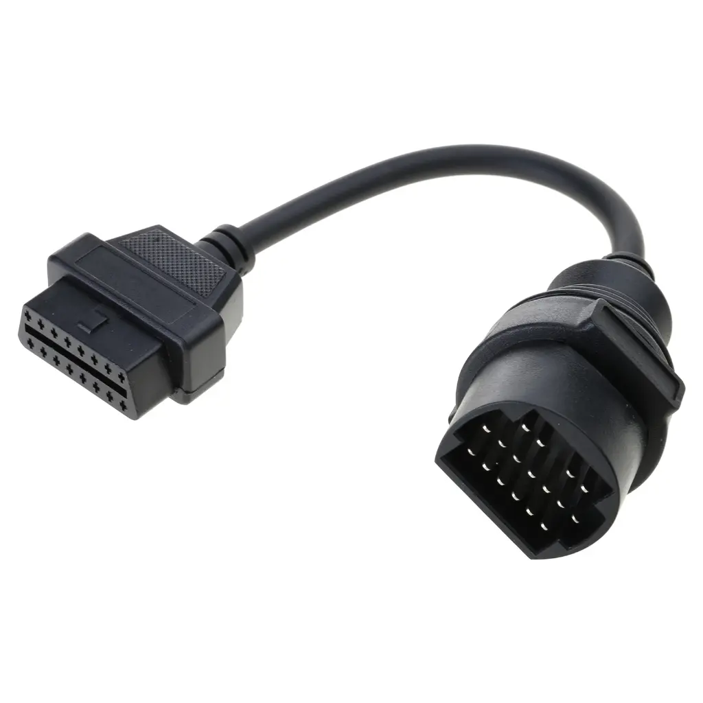Cable OBDII OBD2 Cable Diagnostic 17 Pin to 16 Pin Adapter Connector For Mazda