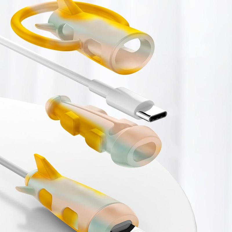 Product Introduction of New Cable Protector Color Cable Winder Soft Silicone Cover Type C Charger Cable Protector Data Line Practical Accessories 13